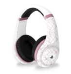 4GAMERS PS4 STEREO GAMING HEADSET ROSE GOLD EDITION - ABSTRACT WHITE