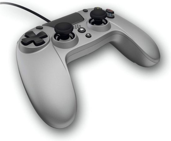 GIOTECK VX4 PREMIUM žični kontroler za PS4/PC – srebrne barve