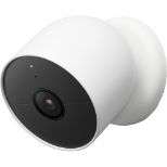 Google NEST CAM zunanja ali notranja nadzorna kamera na baterijo