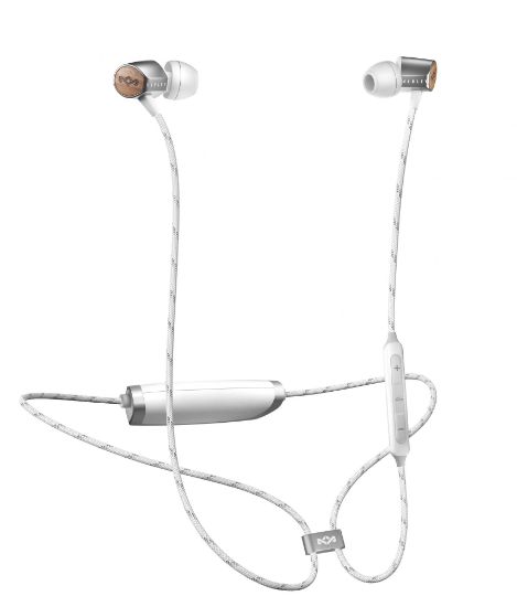 House of Marley Uplift Bluetooth ušesne slušalke - srebrne barve