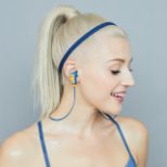 JAM AUDIO LIVE LARGE BLUE IN-EAR HEADPHONES