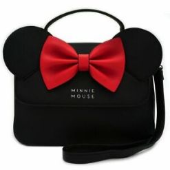 LOUNGEFLY DISNEY MINNIE CROSSBODY WITH EARS AND BOW