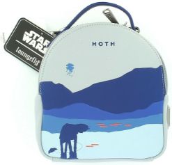 LOUNGEFLY STAR WARS MINI FAUX LEATHER BP WITH REMOVABLE POUCH