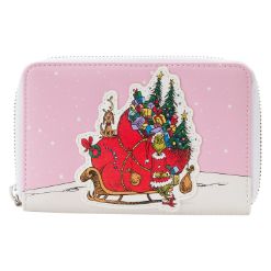 LOUNGEFLY DR. SEUSS THE GRINCH LOVES THE HOLIDAYS ZIP AROUND DENARNICA