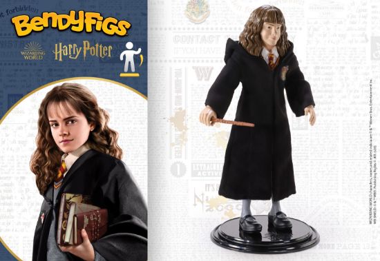 NOBLE COLLECTION - HARRY POTTER - BENDYFIGS - HERMIONE FIGURA