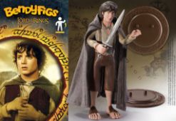 NOBLE COLLECTION - LORD OF THE RINGS - BENDYFIGS - FRODO BAGGINS FIGURA