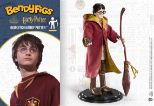NOBLE COLLECTION - HARRY POTTER - BENDYFIGS - QUIDDITCH HARRY POTTER FIGURA