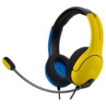 Slušalke PDP LVL40 Chat Stereo Headset za NINTENDO SWITCH rumeno modre barve