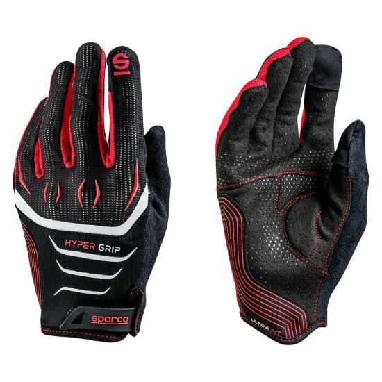 SPARCO HYPERGRIP rokavice TG.11 - L, črno - rdeče barve
