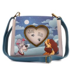 LOUNGEFLY DISNEY LADY AND THE TRAMP WET CEMENT CROSS BODY TORBA