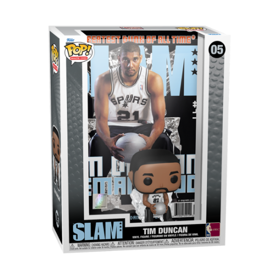 FUNKO POP NBA COVER: SLAM - TIM DUNCAN