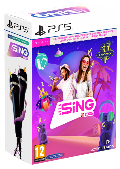 Let's Sing 2025 - Double Mic Bundle (Playstation 5)