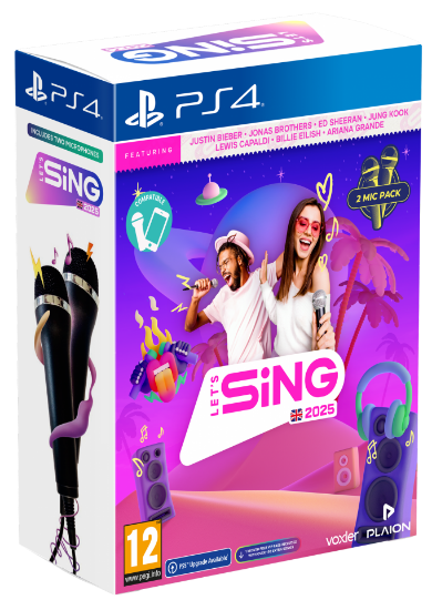 Let's Sing 2025 - Double Mic Bundle (Playstation 4)