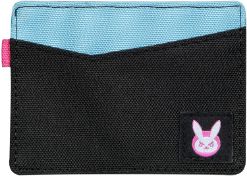 JINX OVERWATCH D.VA TRAVEL CARD WALLET BLACK/BLUE