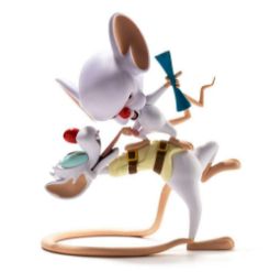 KIDROBOT PINKY&THE BRAIN MEDIUM FIGURE