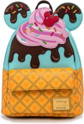 LOUNGEFLY DISNEY MICKEY AND MINNIE SWEETS ICE CREAM MINI NAHRBTNIK