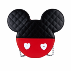 LOUNGEFLY DISNEY MICKEY AND MINNIE VALENTINES REVERSIBLE CROSS BODY TORBICA