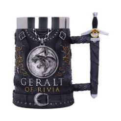 NEMESIS NOW THE WITCHER GERALT OF RIVIA TANKARD 15.5CM VRČ