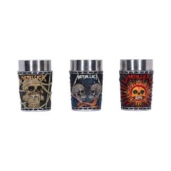 NEMESIS NOW METALLICA SHOT GLASS SET 8.5CM SET KOZARČKOV ZA ŽGANJE