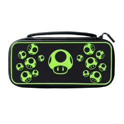 PDP NINTENDO SWITCH TRAVEL CASE PLUS - 1-UP GLOW IN THE DARK