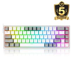 REDRAGON CASTOR K631WG-RGB TIPKOVNICA - RDEČA STIKALA