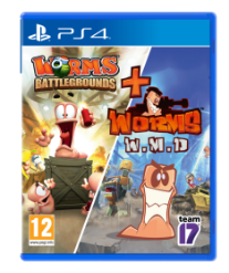 Worms Battlegrounds + Worms WMD Double Pack (PS4)