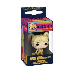 FUNKO POP KEYCHAIN: BIRDS OF PREY - HARLEY QUINN (BOOBYTRAP BATTLE)