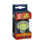 FUNKO POP KEYCHAIN: PIXAR ALIEN REMIX - BUZZ