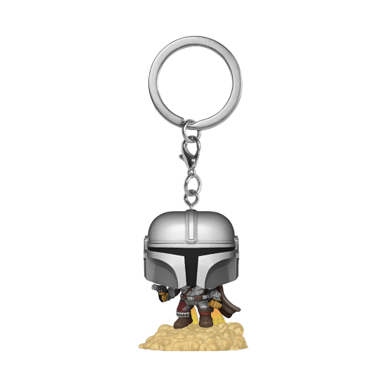 FUNKO POP KEYCHAIN: THE MANDALORIAN - THE MANDALORIAN W BOOSTER