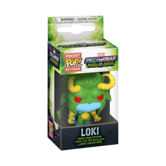 FUNKO POP KEYCHAIN: MONSTER HUNTERS - LOKI