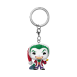 FUNKO POP KEYCHAIN: DC HOLIDAY - JOKER(WMT)