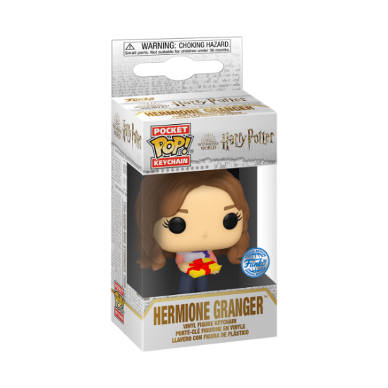 FUNKO POP KEYCHAIN: HARRY POTTER HOLIDAY - HERMIONE(WMT)