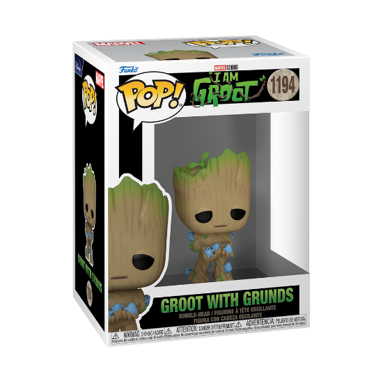 FUNKO POP MARVEL: I AM GROOT - GROOT W/ GRUNDS