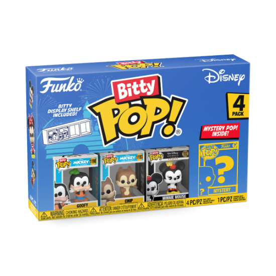 FUNKO BITTY POP: DISNEY - GOOFY 4PK