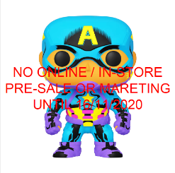 FUNKO POP: MARVEL - BLACK LIGHT - CAPTAIN AMERICA (LIMITED AVAILABILITY)