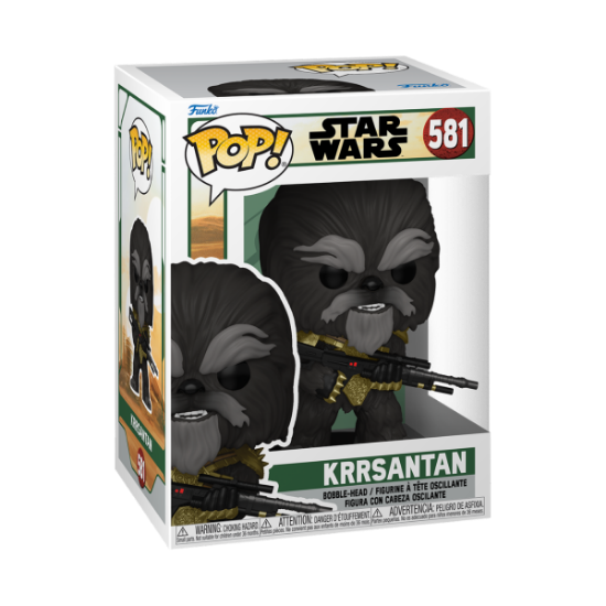 FUNKO POP: STAR WARS - BOOK OF BOBA FETT - KRRSANTAN W/BG