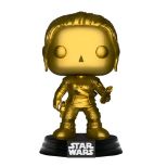 FUNKO POP: STAR WARS - REY (CHROME - MATT GOLD)(EXCL.)