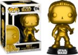 FUNKO POP: STAR WARS - REY (CHROME - MATT GOLD)(EXCL.)