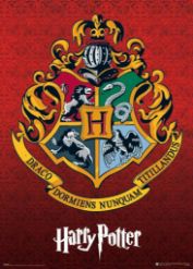 Pyramid HARRY POTTER HOGWARTS METALLIC plakat