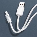 LDNIO CHARGING DATA CABLE BRAIDED (A-M) 25W 1M MICRO WHITE LS901_M