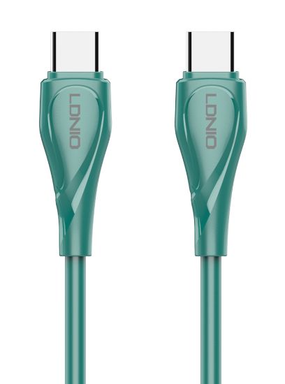 LDNIO CHARGING DATA CABLE (C-C) 65W 2M GREEN LC612C