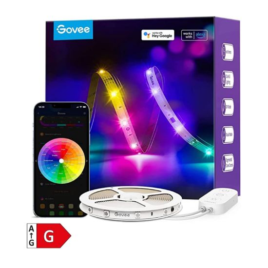 GOVEE RGBIC Basic Wi-Fi + Bluetooth LED trak 5 m