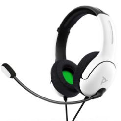 Slušalke PDP LVL40 Chat Headset za XBOX bele barve