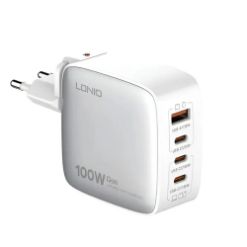 LDNIO CHARGER 4 PORT (1A3C) 100W 15V 5A Q408 POLNILEC