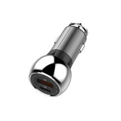 LDNIO CAR CHARGER 2 PORT (1A1C) 36W 5V 3A C1 AVTO POLNILEC