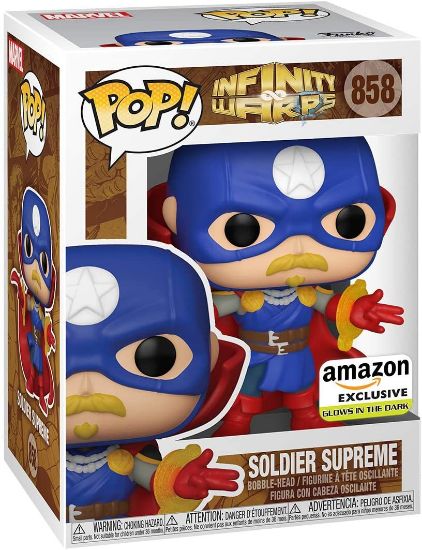 FUNKO POP: MARVEL - INFINITY WARPS - SOLDIER SUPREME (GLOW) (EXC.)