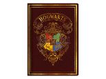 BLUE SKY HARRY POTTER A5 CASEBOUND BELEŽKA - RDEČA - COLOURFUL CREST