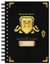 BLUE SKY HARRY POTTER A5 WIRO NOTEBOOK - HOGWARTS SHIELD BELEŽNICA