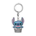 FUNKO POCKET POP KEYCHAIN Disney Lillo and Stitch Stitch in bathtub obesek