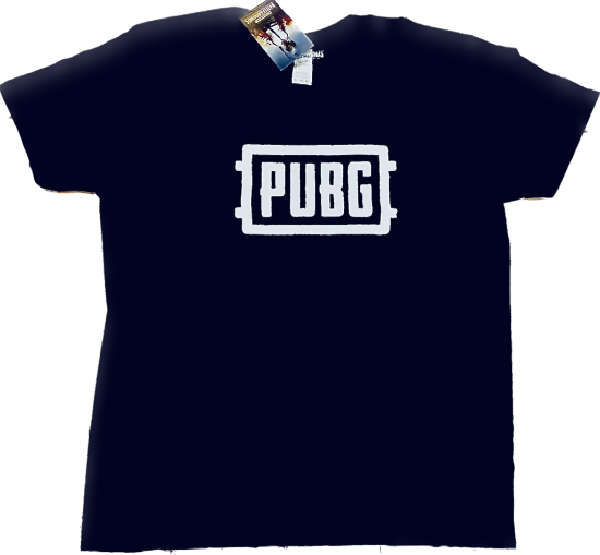 JINX T-SHIRT PUBG WHITE ICON PREMIUM TEE-LARGE-BLACK